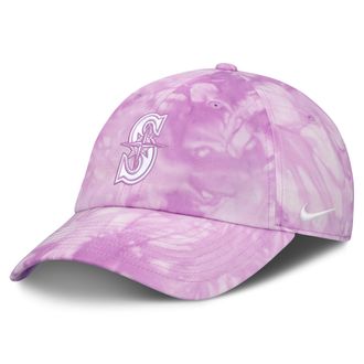 Nike Seattle Mariners Club Nike Mens MLB Adjustable Hat in Pink | NB0110AMVR-P5U