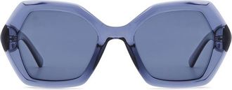 Privé Revaux VERO BEACH/S Polarized OXZ/C3 Womens Sunglasses Blue Size 53