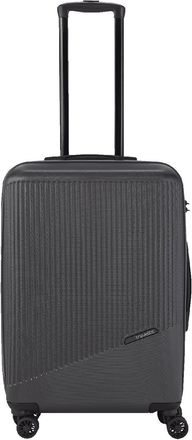 Travelite Koffer TRAVELITE BALI Trolley, Damen, Gr. B/H/T: 45cm x 67cm x 26cm 65 l, grau (anthrazit), Polyester, Koffer Koffer