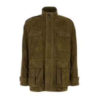 Ferragamo Heren, Jassen, Groen, Maat: M Su&egrave;de