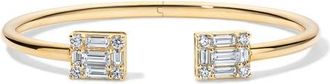 Mindi Mond Clarity Petite Diamond Open Bangle Bracelet in D1.13 18Kyg at Nordstrom