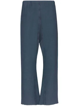 Maison Margiela Pantaloni sportivi a gamba ampia - Blu