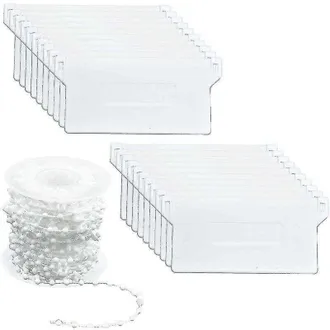 OEM Kit Di Riparazione Per Tende Verticali, 20 Lamelle Inferiori Appesantite Da 89 Mm (3,5) X 10 M, Colore Bianco -crezuo