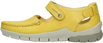 Wolky Comfort Sandaal - Dames - Schoenen - Geel - Maat: 37 EU Zijde