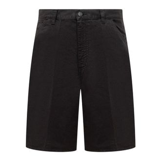 Carhartt Work in Progress Carhartt Wip, Casual Shorts, male, Black, Size: W32 Single Knee Shorts