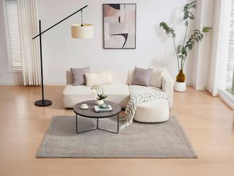 Vente-Unique Mid-Pile Rug - 200 X 290 Cm - Taupe - VELINA | Size: 200 cm x 290 cm