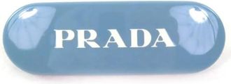 Prada Pre-owned Fabric hair-accessories - Dames - Vintage Accessoires - Blauw - ONE Size - Vintage