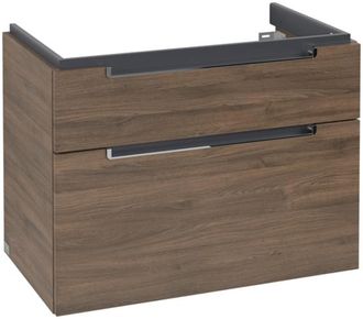 Villeroy & Boch Subway 2.0 Meuble Sous Lavabo, 2 Tiroirs, Lavabo