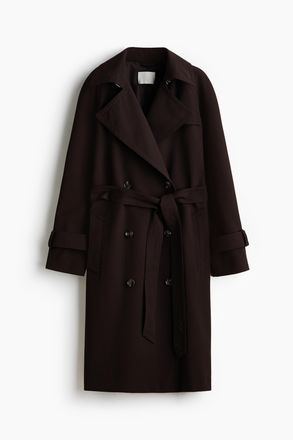 H&M Trenchcoat - Dunkelbraun