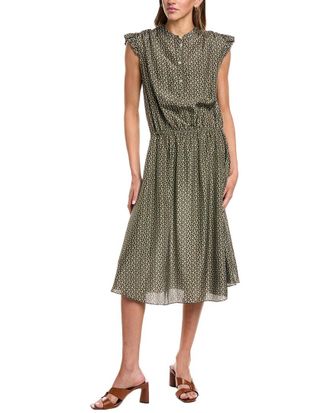 Officine G&eacute;n&eacute;rale Officine Generale Alexane Silk Midi Dress