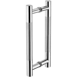 OEM Manilla De Acero Inoxidable Resistente Estilo Granero Para Puertas Correderas De Ba&ntilde;o Y Ducha, De Doble Cara, Para Puertas De Vidrio Y Madera - Crezuo