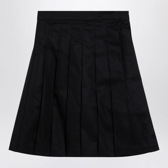 Burberry Black cotton-blend skirt