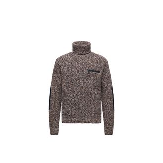 Moncler Moncler Wool Turtleneck Sweater, Men, Brown, Size: Xl