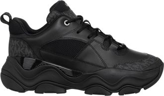 Michael Kors Diamond Lace-Up Sneakers - Heren - Sneakers - Zwart - 41 EU - Leer - Schoenen