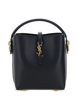 Saint Laurent Le 37 leren schoudertas - Zwart