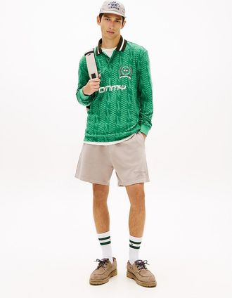 Tommy Hilfiger Mens Tommy Jeans Garment-Dyed Beach Short - Grey - XL