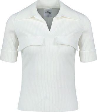 Courr&egrave;ges Ribbed Polo