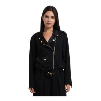 A|X Armani Exchange Blouson Jas - Dames - Blazers - Zwart - S - Satijn - Jassen