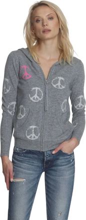 Label+Thread Peace Out Hoodie In Grey
