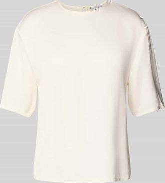 Tommy Hilfiger Relaxed Fit Bluse aus Satin in Weiss, Größe 38