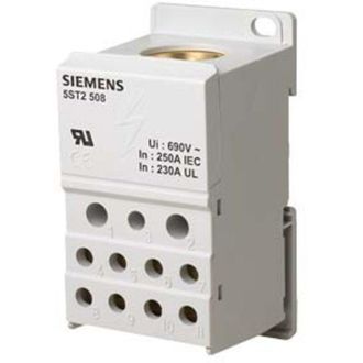 SIEMENS blocco distributore modulare 1 polo 250a 690v 5st2508