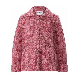 Isabel Marant Lichte jassen - Dames - Jassen - Rood - Maat: S Wol