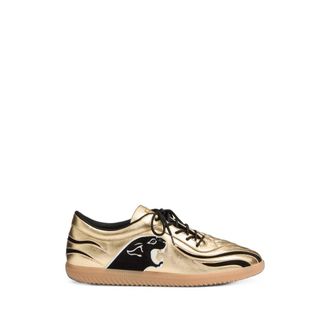 Valentino Garavani Kicky Sneaker In Laminated Nappa