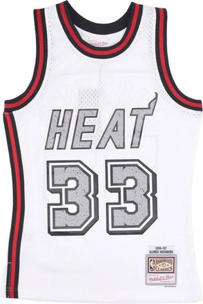 Mitchell & Ness NBA Cracked Cement Swingman Jersey - Heren - Fitness - Wit - S - Polyester - Fitness