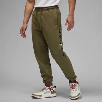 Nike Jordan Mens Essential JD Air Stretch Fleece Pants - Medium Olive Size 3XL