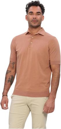FILIPPO DE LAURENTIIS Tops, Heren, Roze, L, Katoen, Polo Mc Paramontura