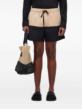 Osklen bicolor drawstring swim shorts - Neutrals