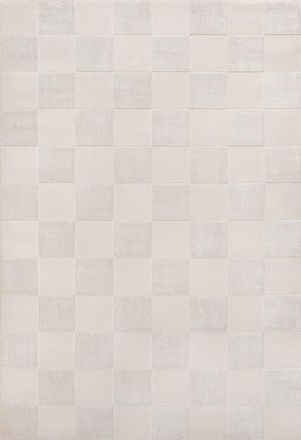 Jonathan Y Designs Thea Modern Geometric Checkerboard High-Low Area Rug in White/cream at Nordstrom, Size 3Ft 0In X 5Ft 0In