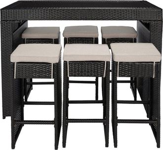 Safavieh Horus Outdoor Counter Dining Set