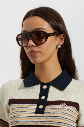 Prada C05S Sunglasses, Unisex, Brown