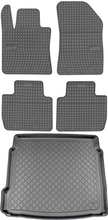 OEM Peugeot 508 Ii Sed&aacute;n Desde Noviembre De 2018. Juego De Alfombrillas De Goma Para Coche Y Alfombrilla Para Maletero