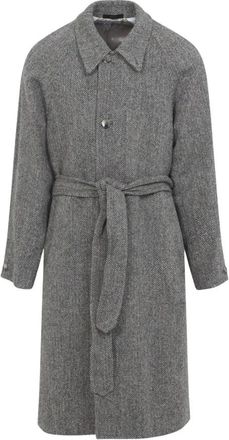 Paul Smith Cappotto con cintura - - Coats - Uomo - Grigio - L