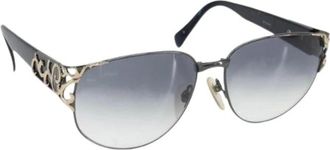 Saint Laurent Pre-owned Accessories, female, Black, Size: ONE SIZE Pre-owned Plastic Sunglasses
