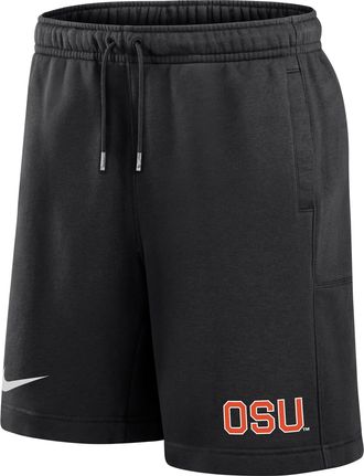 Nike Oregon State Club Fleece Nike Mens College Shorts in Black | M73891P401ORST-BLK