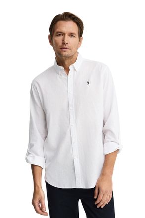 Polo Club Mens Long Sleeve Regular Fit Shirt SHIRT-L-S23 - White - Size X-Large