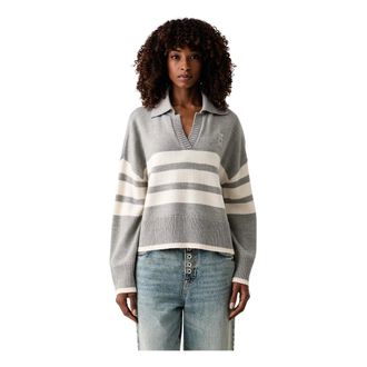 Patrizia Pepe Maglione Polo - - Knitwear - Donna - Grigio - S