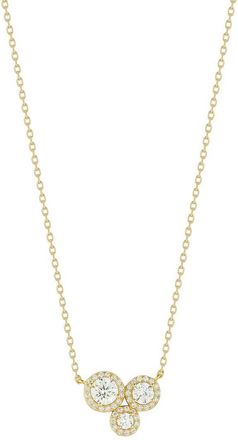 Glaze Jewelry 14K Plated Cz Necklace
