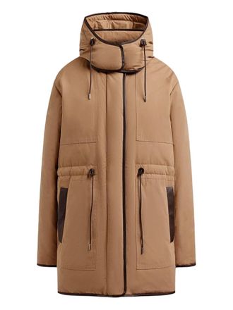 12 Storeez Parka met trekkoord - Bruin