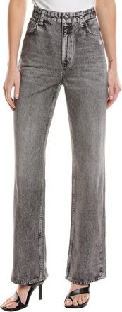 Rag & Bone Miramar Shea High-Rise Raven Full Relaxed Straight Jean