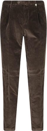 Myths Pantaloni in velluto soft touch - - Trousers - Uomo - Marrone - 2XL