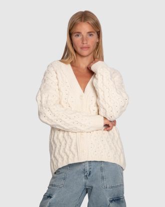 Belle & Bloom Sugar Plum Chunky Cardigan