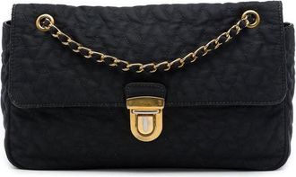 Prada Pre-owned Prada Impuntu Tessuto Chain Flap Shoulder Bag Ladies 9NHF754LA6H5KSPL