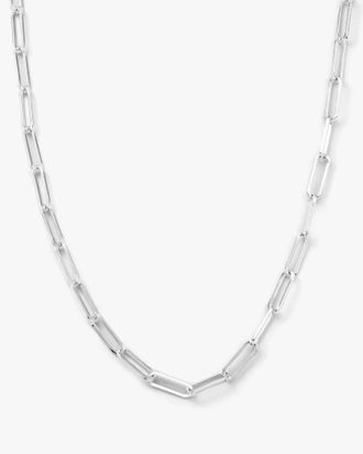 Melinda Maria Womens Samantha Chain Necklace In Silver