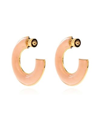 Marni brass hoop earrings - women - Brass - One Size - Gold