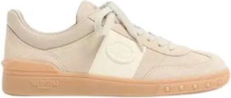 Valentino Schoenen, Dames, Grijs, 40 EU, Leer, Upvillage Crosta Sneaker