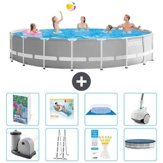 Intex Piscina Prism Frame Redonda - 549x122 Cm - 9-piezas S584